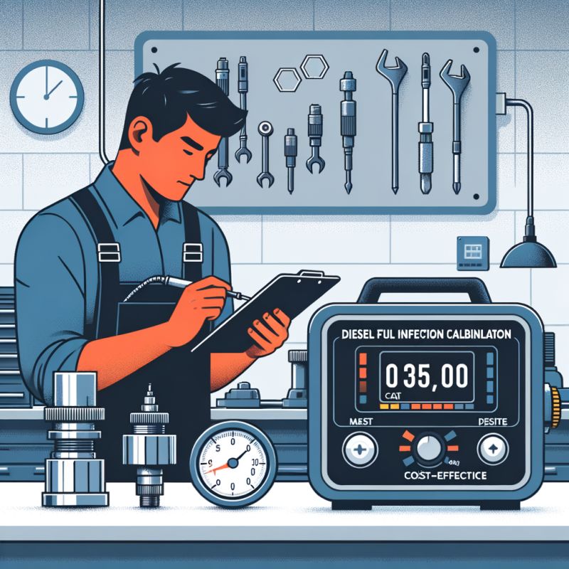 Image of a modern test bench with professional-grade performance for fuel injector diagnostics.