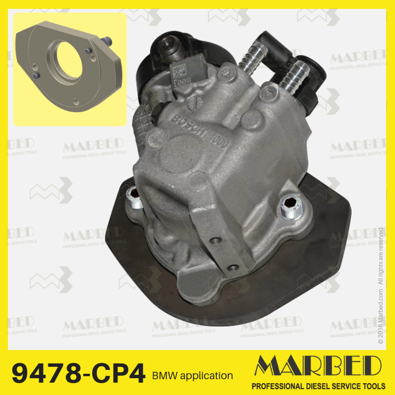 Flangia per pompe Cr Bosch CP4 (2 applicazioni, Audi - BMW)