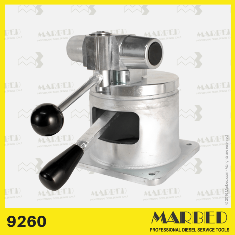 Versatile Swivel Vice for Precise Diesel Pump Assembly