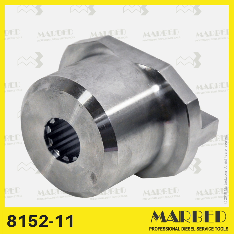 Splined coupling to drive CP3.4 (MAN) pumps on any test bench.Similar to 1 685 702 092