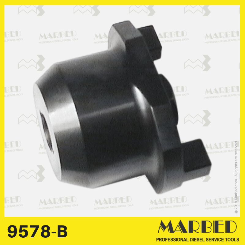 Marbed 9578-B Coupling System Half - Professional Steel Tool for Diesel Pump Testing