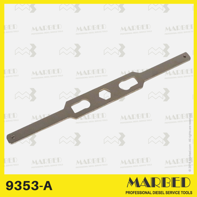 Two handles spanner eyelet 24 mm, eyelet 22 mm, hex 27 mm
