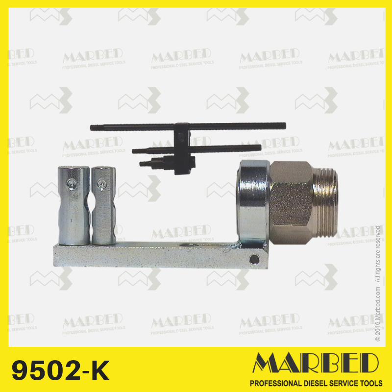 9502/K Supporto comparatore per corsa asta filettatura 26x1,5 sporgenza 27 mm