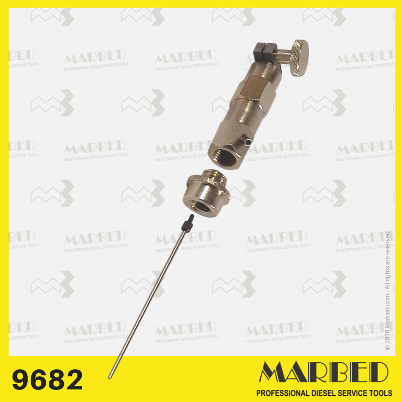 Porta comparatore per misura inizio mandata su pompe A, B