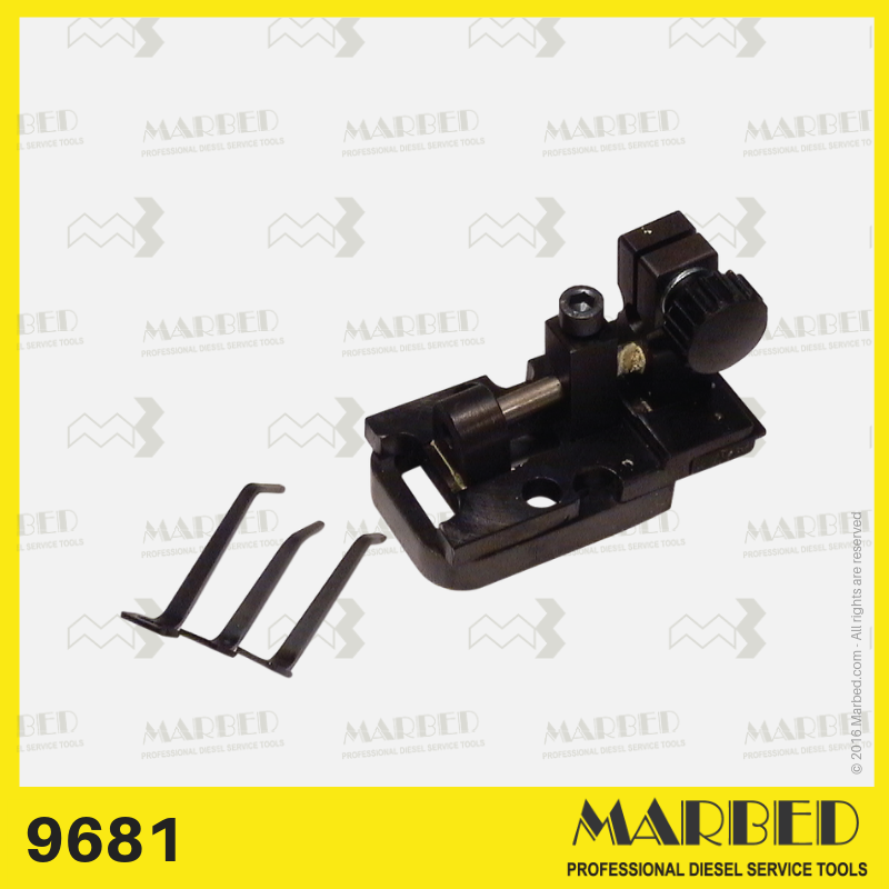 Comparator holder for the relief of the delivery start,  on sizes A, B, BV in-line pumps. 