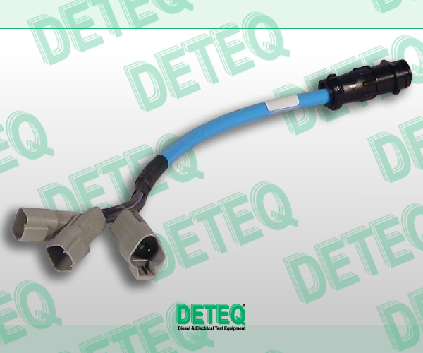Cabo adaptador para testar e ajustar o tamanho P e H Bombas em linha da Bosch equipadas com o regulador RE30 e RE33, aplicado na Scania.
Semelhante a 0 986 610 114.