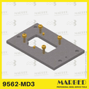 [9562-MD3] Piastra calibrata per il montaggio delle pompe Zexel PFR..3MD / KD, sul cambox 9562-M1.