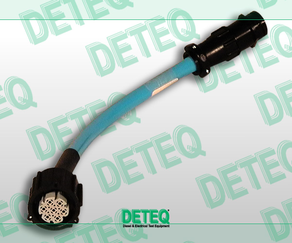 Cable adaptador para probar y ajustar las bombas en línea Bosch de tamaño H equipadas con regulador RE33, aplicadas en MAN.
Similar a 0 986 610 124.