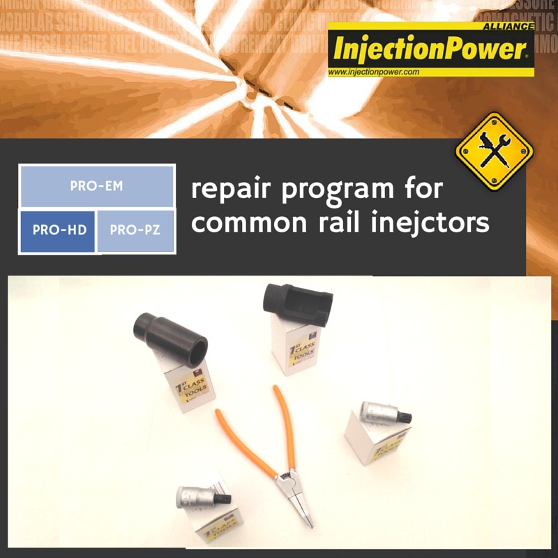 InjectionPower®, Programma di riparazione per iniettori common rail - Livello professionale - Modulo veicoli pesanti