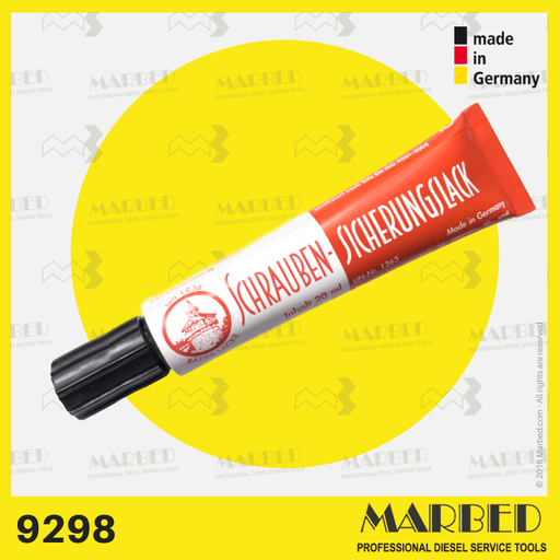 [9298] Marbed® 9298 Yellow Screw Sealing Varnish, 20 ml