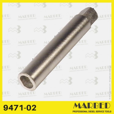 [MARBED 9471-02] Socket spanner with slot for the pressure control valve. 
Similar to 0 986 611 757, KDEP 1086.
