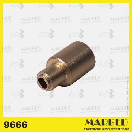 [MARBED 9666] CLE DOIGT ANNEAU CAMES DPC
Clé à douille (fiche 1/2 ") avec fente spéciale pour l'écrou de synchronisation d'avance sur les pompes CAV DPC et DPS.
Similaire au CAV 1804-401.