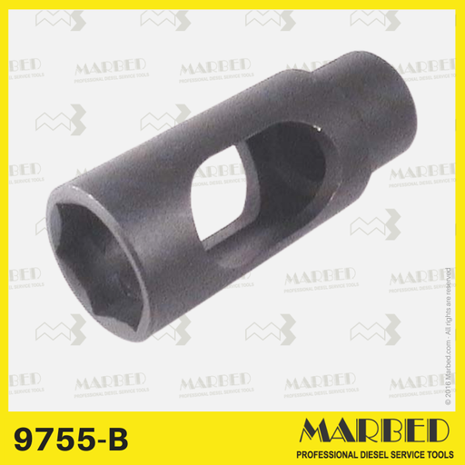 [MARBED 9755-B] 9755/B Chiave esagonale aperta mm.27 per portainiettore BOSCH