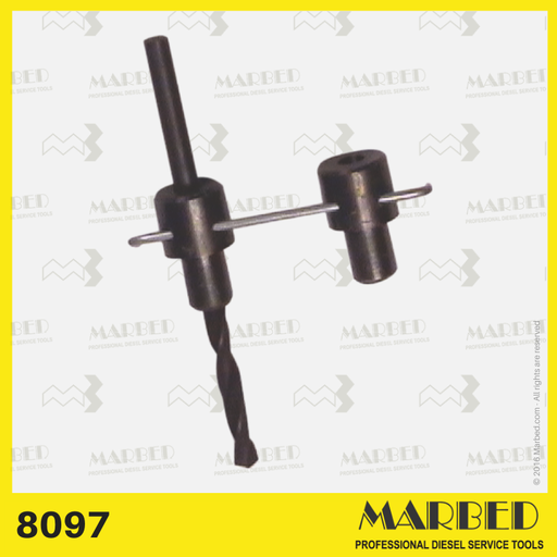 [MARBED 8097] Flat drill with counter-rotation slides