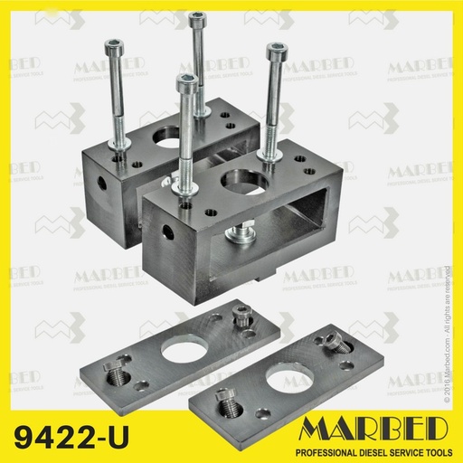[9422-U] Marbed 9422-U Flat Bracket for Centering Diesel Pumps on Test Benches