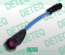 [81.02.432P] Cable adaptador con datos de prueba para Bosch VE..L 400, VE..R 440, VE..R 440-1, VE..L 323 en AUDI
