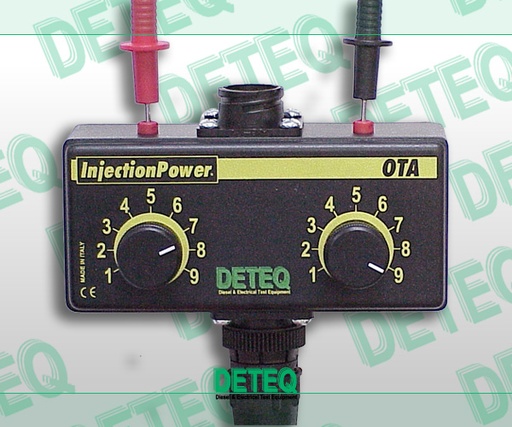 [DETEQ 81.21.090] OTA, Interface para tornar mais fácil, rápido e seguro o diagnóstico dos circuitos elétricos dos atuadores e sensores aplicados nas bombas de injeção de diesel. 