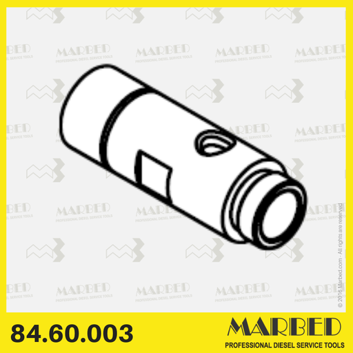 [84.60.003] Nozzle holding nut on the type III ISO test injectors.
