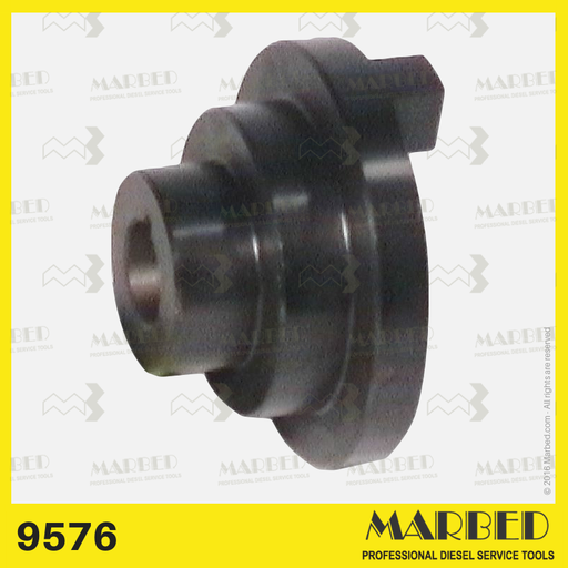 [MARBED 9576] Couplage conique nominal de 17 mm. Longueur 33 mm, dents de 10 mm