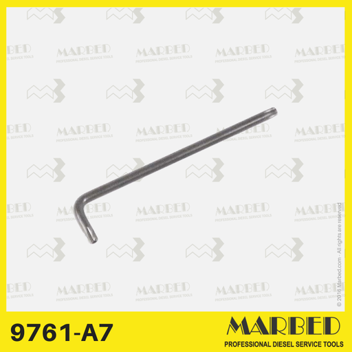 [MARBED 9761-A7] 9761/A7 Chiave Torx T25 con foro da 1,5 mm per DPS