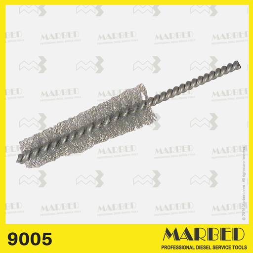 [MARBED 9005] Spiral brush for diesel injector body seat