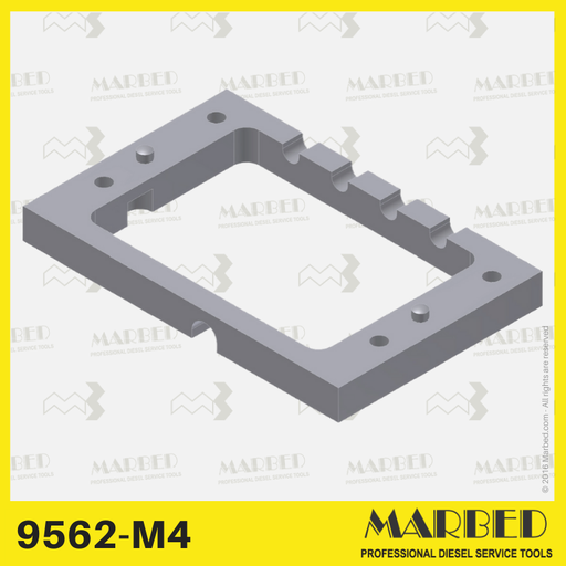[MARBED 9562-M4] Espessura calibrada de 15 mm para o cambox 9562-M1