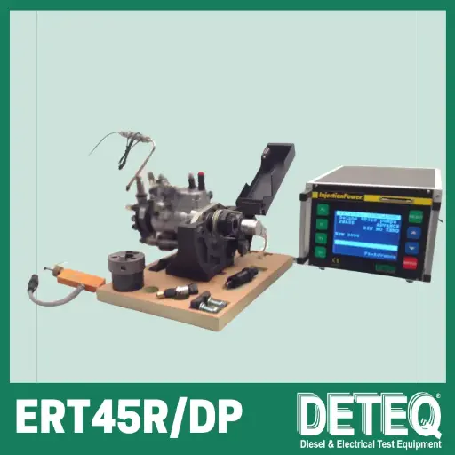 [ERT45R/DP] เครื่องจำลองอิเล็กทรอนิกส์ DETEQ ERT45R และอัพเกรดการทดสอบสำหรับปั๊ม Delphi DP2.. และ DP3..