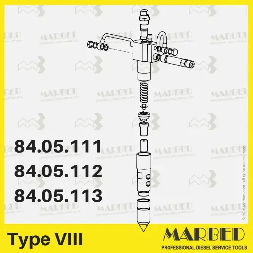 ISO Test Injector Type VIII
